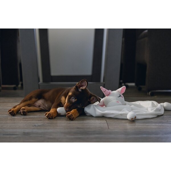 Beeztees Beeztees Puppy Knuffeldoek Unicorn Wit Beeztees Beeztees Puppy Knuffeldoek Unicorn Wit