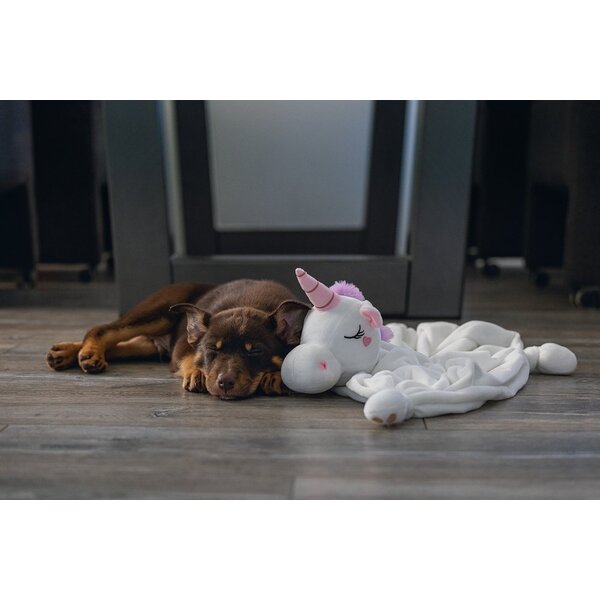 Beeztees Beeztees Puppy Knuffeldoek Unicorn Wit Beeztees Beeztees Puppy Knuffeldoek Unicorn Wit