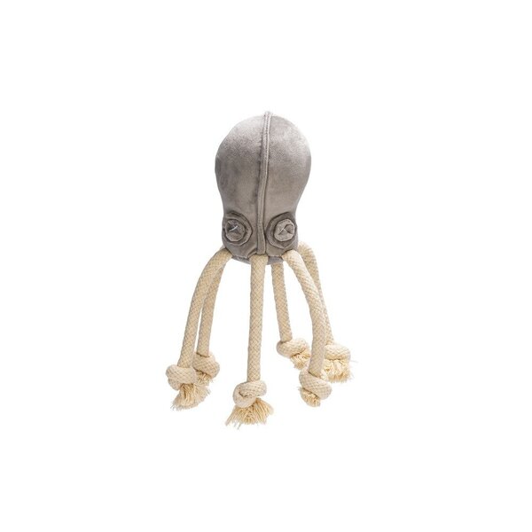 Designed by Lotte Designed by Lotte Velvet Hondenspeelgoed Octo Aisha Grijs Designed by Lotte Designed by Lotte Velvet Hondenspeelgoed Octo Aisha Grijs