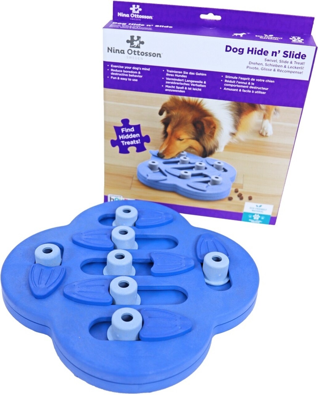 Nina Ottosson Nina Ottosson Hondenspel Hide N Slide Composite Nina Ottosson Nina Ottosson Hondenspel Hide N Slide Composite
