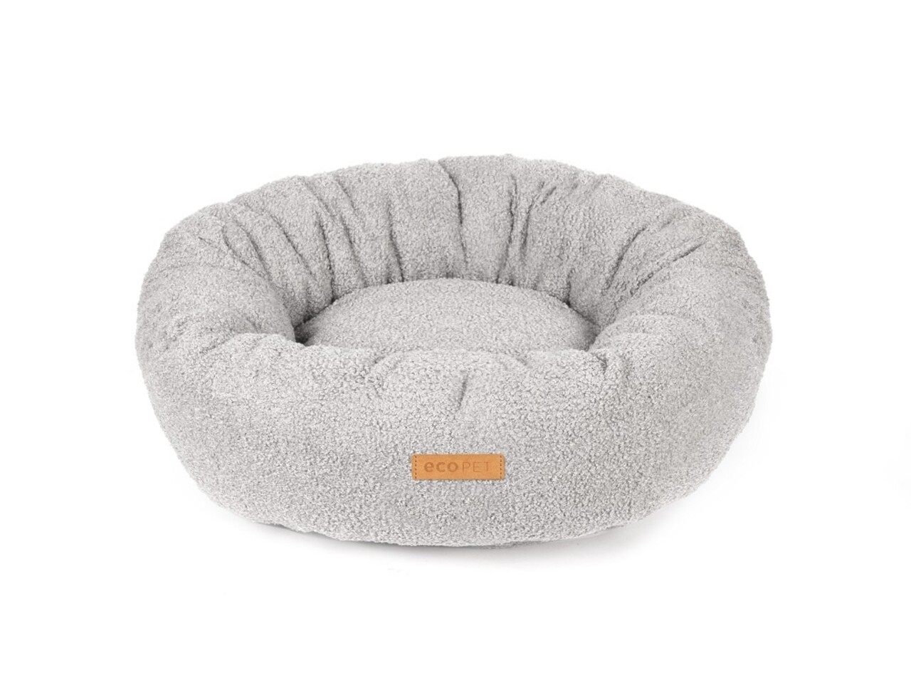 Nachtergaele Eco Pet Mand Donut Orthopedisch Bouclé Lichtgrijs Nachtergaele Eco Pet Mand Donut Orthopedisch Bouclé Lichtgrijs