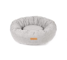 Nachtergaele Eco Pet Mand Donut Orthopedisch Bouclé Lichtgrijs Nachtergaele Eco Pet Mand Donut Orthopedisch Bouclé Lichtgrijs