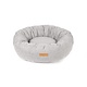 Eco Pet Mand Donut Orthopedisch Bouclé Lichtgrijs