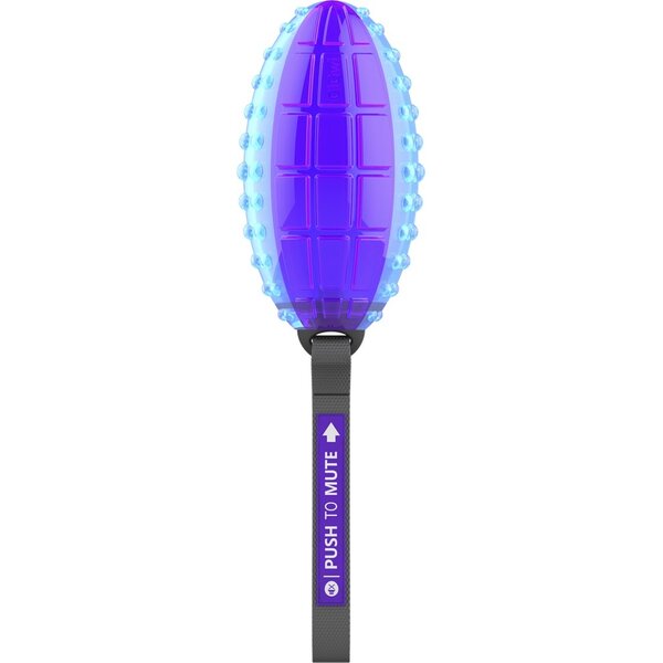 GiGwi Push To Mute Rugbybal Blauw/Paars GiGwi Push To Mute Rugbybal Blauw/Paars