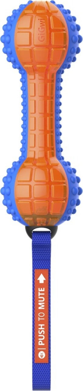 GiGwi GiGwi Push To Mute Halter Blauw/Oranje