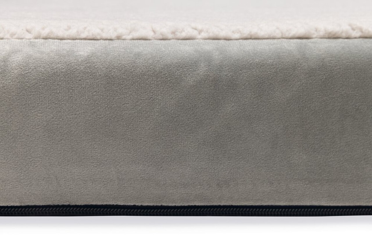 Beeztees Beeztees Orthopedisch Ligkussen Zira Lichtgrijs