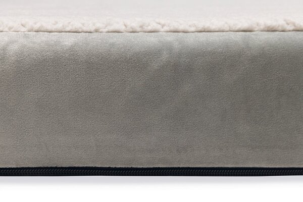 Beeztees Beeztees Orthopedisch Ligkussen Zira Lichtgrijs