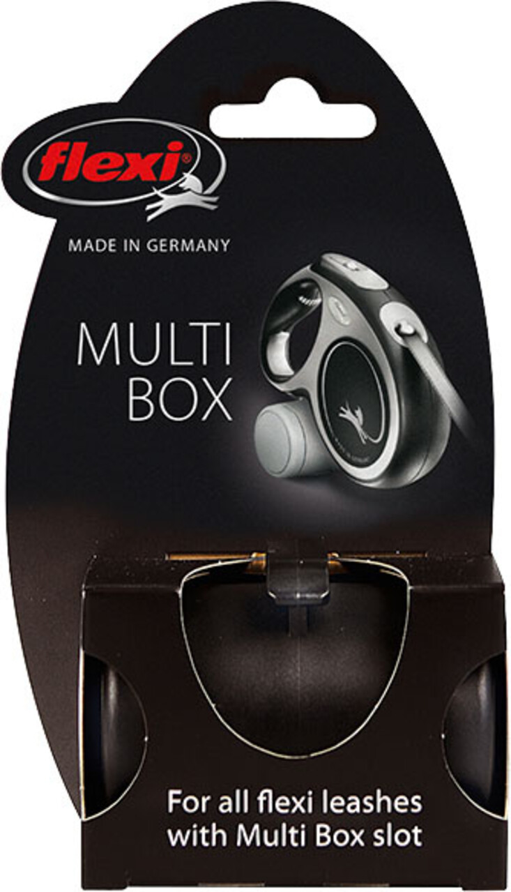 Flexi Flexi Multi Box Poepzakhouder/Snackbox Zwart Flexi Flexi Multi Box Poepzakhouder/Snackbox Zwart