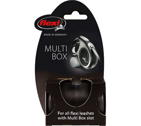 Flexi Flexi Multi Box Poepzakhouder/Snackbox Zwart Flexi Flexi Multi Box Poepzakhouder/Snackbox Zwart