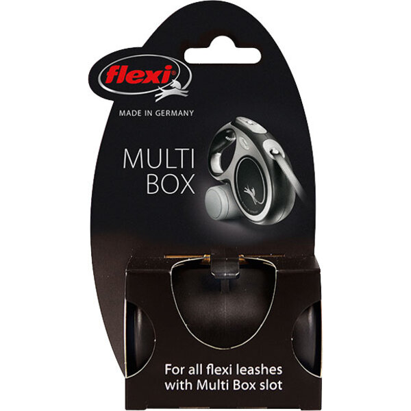Flexi Flexi Multi Box Poepzakhouder/Snackbox Zwart Flexi Flexi Multi Box Poepzakhouder/Snackbox Zwart