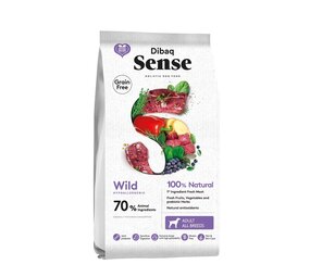 Dibaq Sense Dibaq Sense Hond Graanvrij Wild (met Vers Vlees) Dibaq Sense Dibaq Sense Hond Graanvrij Wild (met Vers Vlees)