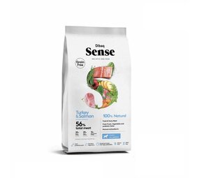Dibaq Sense Dibaq Sense Hond Puppy Graanvrij Zalm & Kalkoen (met Vers Vlees) Dibaq Sense Dibaq Sense Hond Puppy Graanvrij Zalm & Kalkoen (met Vers Vlees)