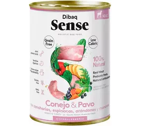 Dibaq Sense Dibaq Sense Hond Graanvrij Natvoer Voeding Konijn & Kalkoen Light Dibaq Sense Dibaq Sense Hond Graanvrij Natvoer Voeding Konijn & Kalkoen Light