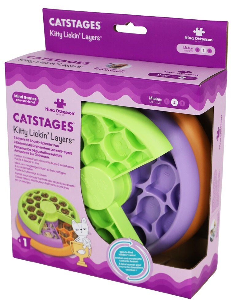 Nina Ottosson Nina Ottosson Kattenspel Kitty Lickin' Layers Nina Ottosson Nina Ottosson Kattenspel Kitty Lickin' Layers