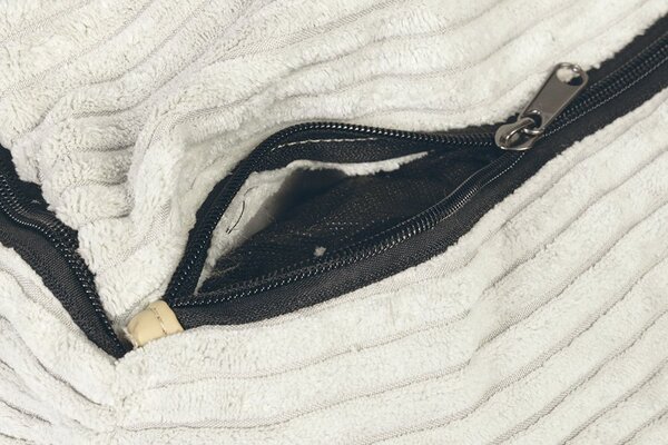 Designed by Lotte Designed by Lotte Kussen Ribbed Lichtgrijs