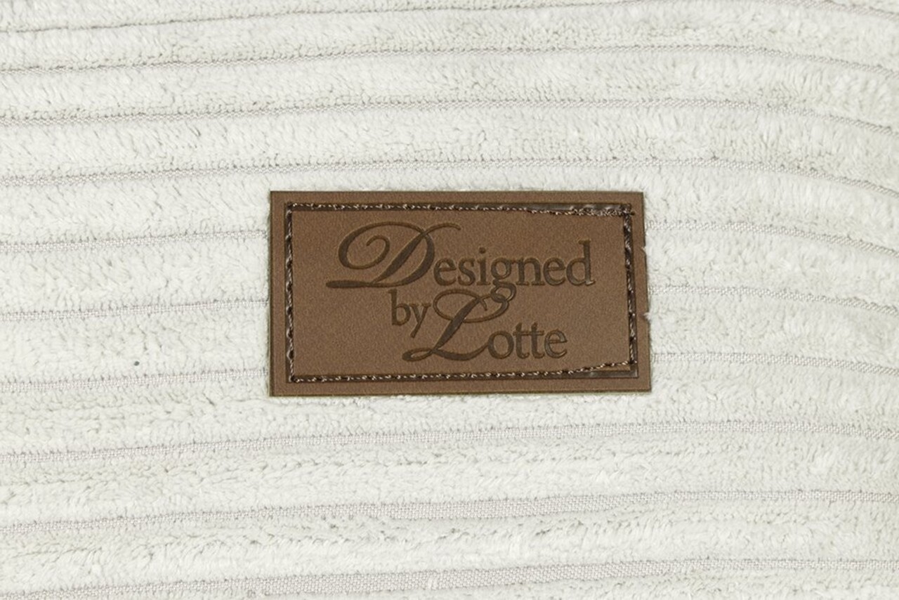 Designed by Lotte Designed by Lotte Kussen Ribbed Lichtgrijs