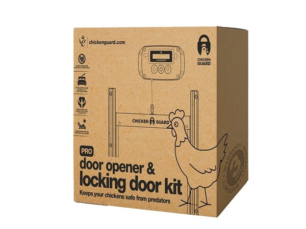 ChickenGuard ChickenGuard Zelfsluitende deurkit (Deuropener + deur) ChickenGuard ChickenGuard Zelfsluitende deurkit (Deuropener + deur)