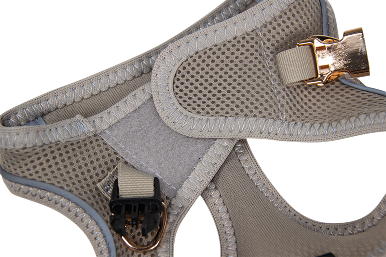 Animal Boulevard Animal Boulevard Promenade Air-Mesh Harnas Grijs Animal Boulevard Animal Boulevard Promenade Air-Mesh Harnas Grijs