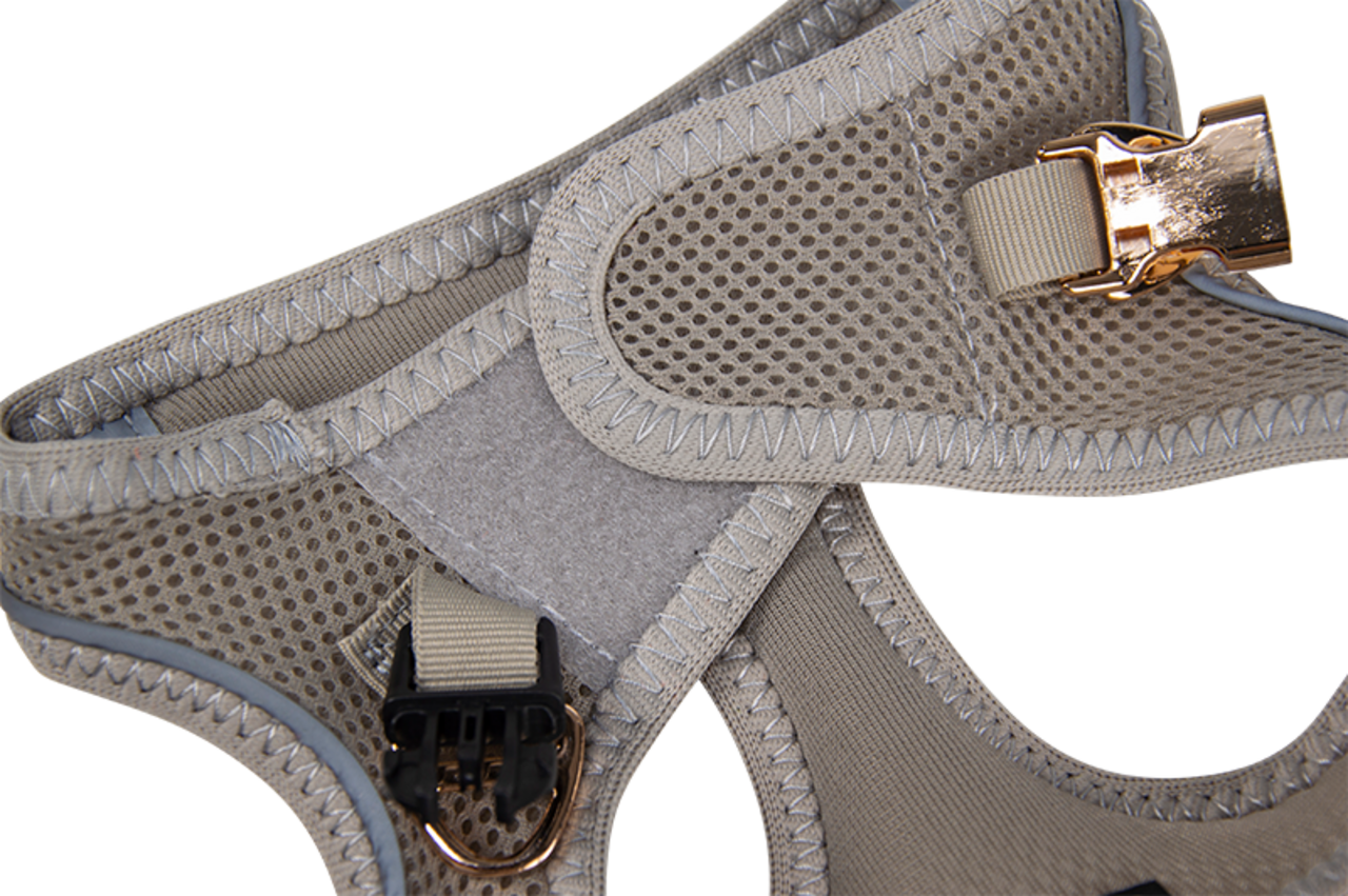 Animal Boulevard Animal Boulevard Promenade Air-Mesh Harnas Grijs Animal Boulevard Animal Boulevard Promenade Air-Mesh Harnas Grijs