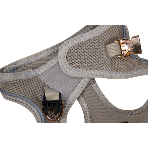 Animal Boulevard Animal Boulevard Promenade Air-Mesh Harnas Grijs Animal Boulevard Animal Boulevard Promenade Air-Mesh Harnas Grijs