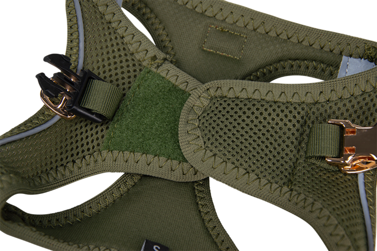 Animal Boulevard Animal Boulevard Promenade Air-Mesh Harnas Groen Animal Boulevard Animal Boulevard Promenade Air-Mesh Harnas Groen