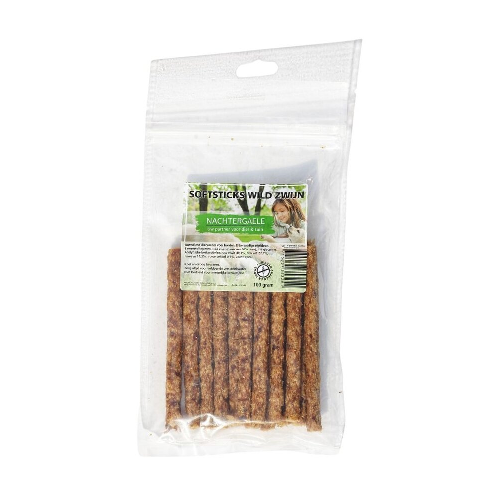 Nachtergaele Nachtergaele Softsticks 100% Wild Zwijn Nachtergaele Nachtergaele Softsticks 100% Wild Zwijn