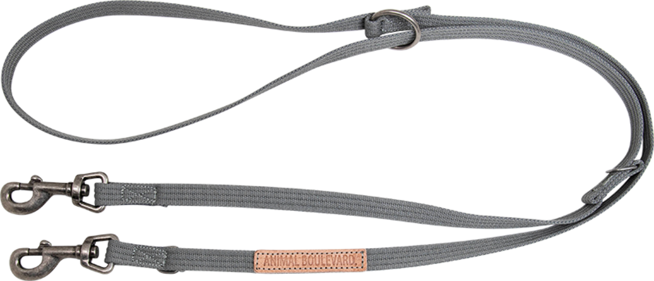 Animal Boulevard Animal Boulevard Canvas Multilijn Hond Grijs Animal Boulevard Animal Boulevard Canvas Multilijn Hond Grijs