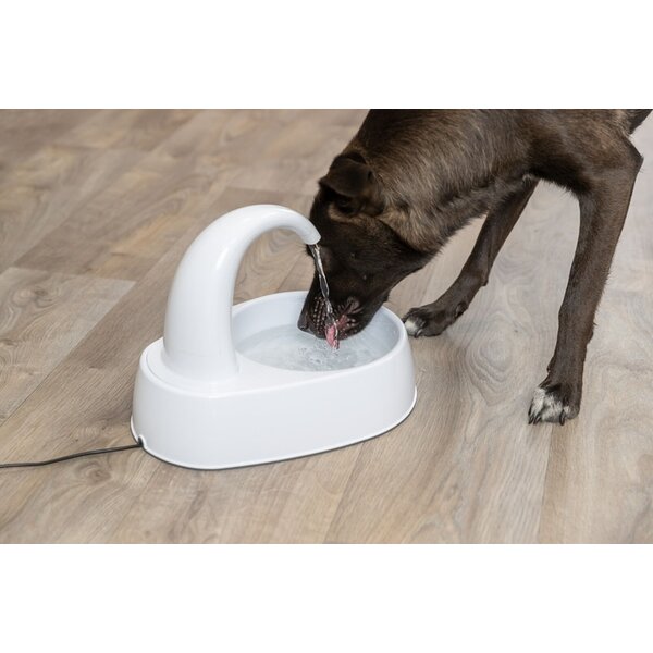 Trixie Trixie Drinkfontein Curved Stream Wit Trixie Trixie Drinkfontein Curved Stream Wit