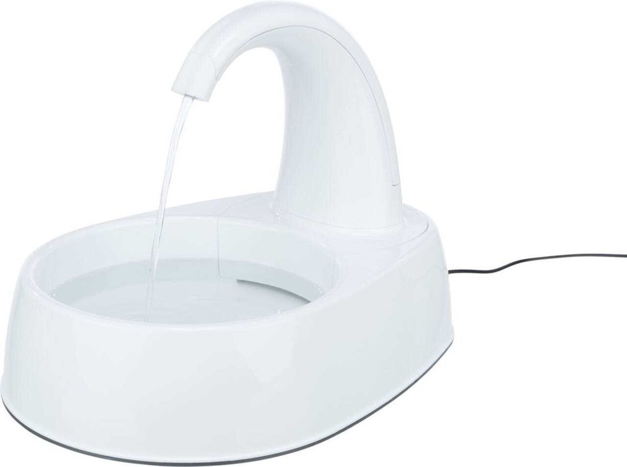 Trixie Trixie Drinkfontein Curved Stream Wit Trixie Trixie Drinkfontein Curved Stream Wit