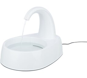 Trixie Trixie Drinkfontein Curved Stream Wit