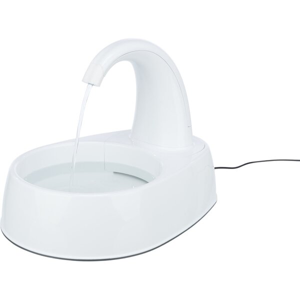 Trixie Trixie Drinkfontein Curved Stream Wit Trixie Trixie Drinkfontein Curved Stream Wit