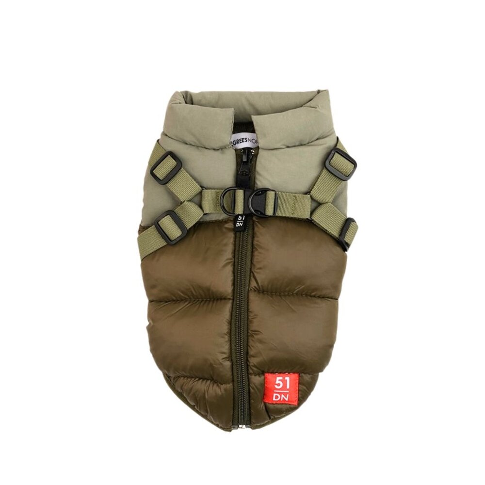 51 Degrees North 51 Degrees North Hondenjas Met Harnas National Coat Khaki 51 Degrees North 51 Degrees North Hondenjas Met Harnas National Coat Khaki