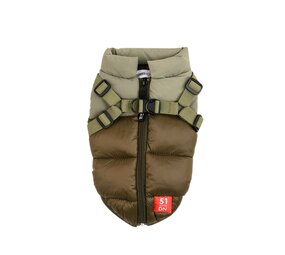 51 Degrees North 51 Degrees North Hondenjas Met Harnas National Coat Khaki 51 Degrees North 51 Degrees North Hondenjas Met Harnas National Coat Khaki