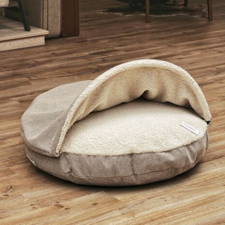 Nachtergaele Nachtergaele RIDGE Hondenmand Met Kap Beige Nachtergaele Nachtergaele RIDGE Hondenmand Met Kap Beige