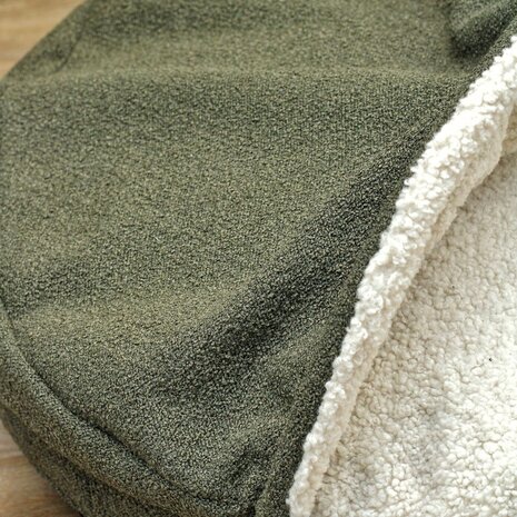 Nachtergaele Nachtergaele ESSENCE Hondenmand Met Kap Donkergroen Nachtergaele Nachtergaele ESSENCE Hondenmand Met Kap Donkergroen