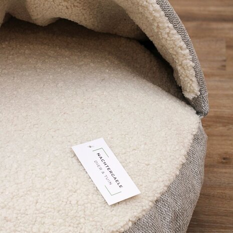 Nachtergaele Nachtergaele RIDGE Hondenmand Met Kap Lichtgrijs Nachtergaele Nachtergaele RIDGE Hondenmand Met Kap Lichtgrijs