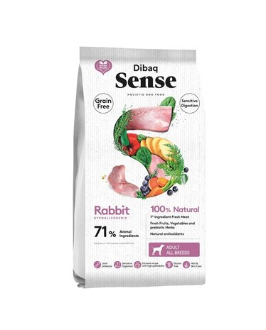 Dibaq Sense Dibaq Sense Hond Graanvrij Konijn Sensitive (met Vers Vlees) Dibaq Sense Dibaq Sense Hond Graanvrij Konijn Sensitive (met Vers Vlees)