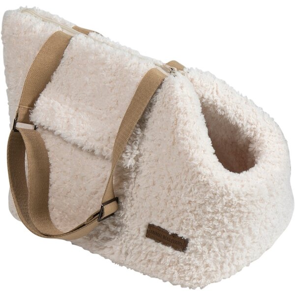 Animal Boulevard Animal Boulevard Curl Plush Draagtas Wit