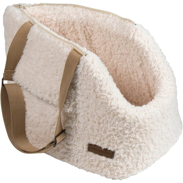 Animal Boulevard Animal Boulevard Curl Plush Draagtas Wit