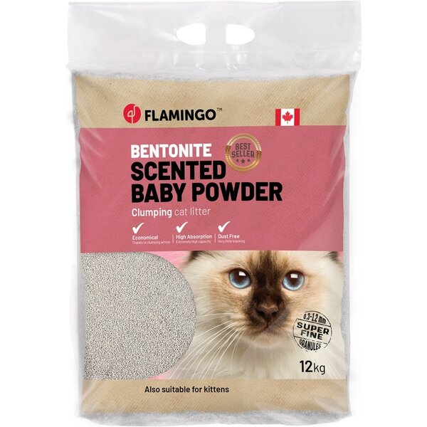 Karlie Flamingo Flamingo Kattenbakvulling Baby Powder Scent