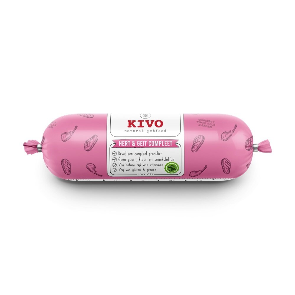 KIVO Vers Vlees KIVO Vers Vlees Hert & Geit Compleet KIVO Vers Vlees KIVO Vers Vlees Hert & Geit Compleet
