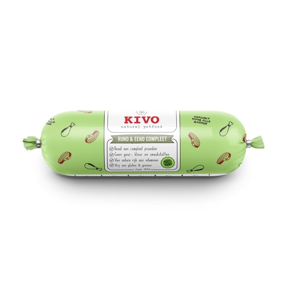 KIVO Vers Vlees KIVO Vers Vlees Rund & Eend Compleet KIVO Vers Vlees KIVO Vers Vlees Rund & Eend Compleet