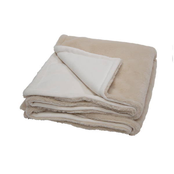 Animal Boulevard Animal Boulevard Champs-Elysées Deken Plush Beige Animal Boulevard Animal Boulevard Champs-Elysées Deken Plush Beige