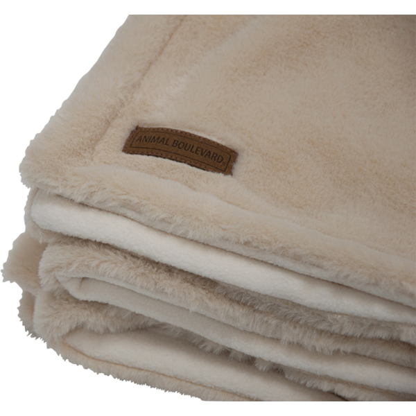 Animal Boulevard Animal Boulevard Champs-Elysées Deken Plush Beige Animal Boulevard Animal Boulevard Champs-Elysées Deken Plush Beige
