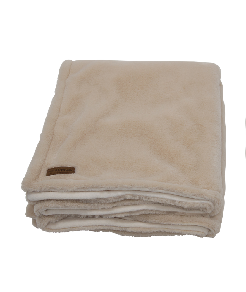 Animal Boulevard Animal Boulevard Champs-Elysées Deken Plush Beige Animal Boulevard Animal Boulevard Champs-Elysées Deken Plush Beige