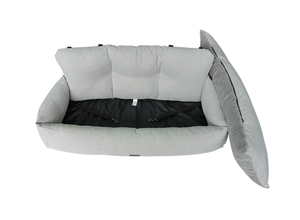 Animal Boulevard Animal Boulevard Home & Away Autostoel Backseat Betty Lichtgrijs-U Animal Boulevard Animal Boulevard Home & Away Autostoel Backseat Betty Lichtgrijs-U