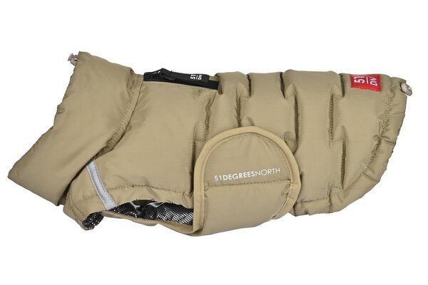 51 Degrees North 51 Degrees North Hondenjas voor Teckel Edge Coat Wet Sand 51 Degrees North 51 Degrees North Hondenjas voor Teckel Edge Coat Wet Sand