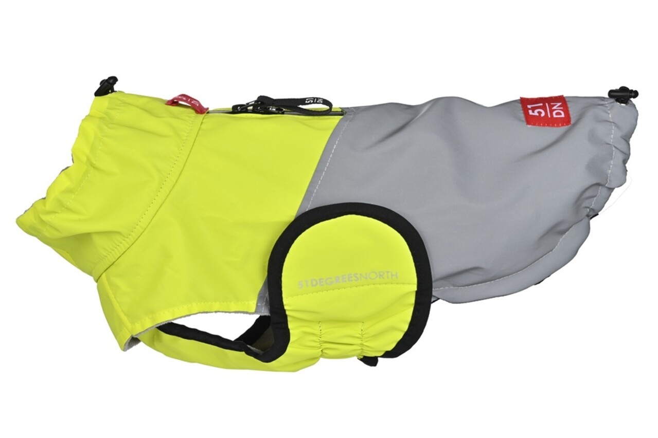 51 Degrees North 51 Degrees North Reflecterende Hondenjas Geel-Grijs 51 Degrees North 51 Degrees North Reflecterende Hondenjas Geel-Grijs