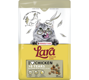 Lara Lara Senior met Kip Lara Lara Senior met Kip