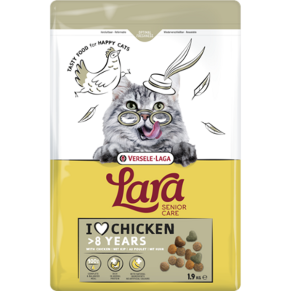 Lara Lara Senior met Kip Lara Lara Senior met Kip